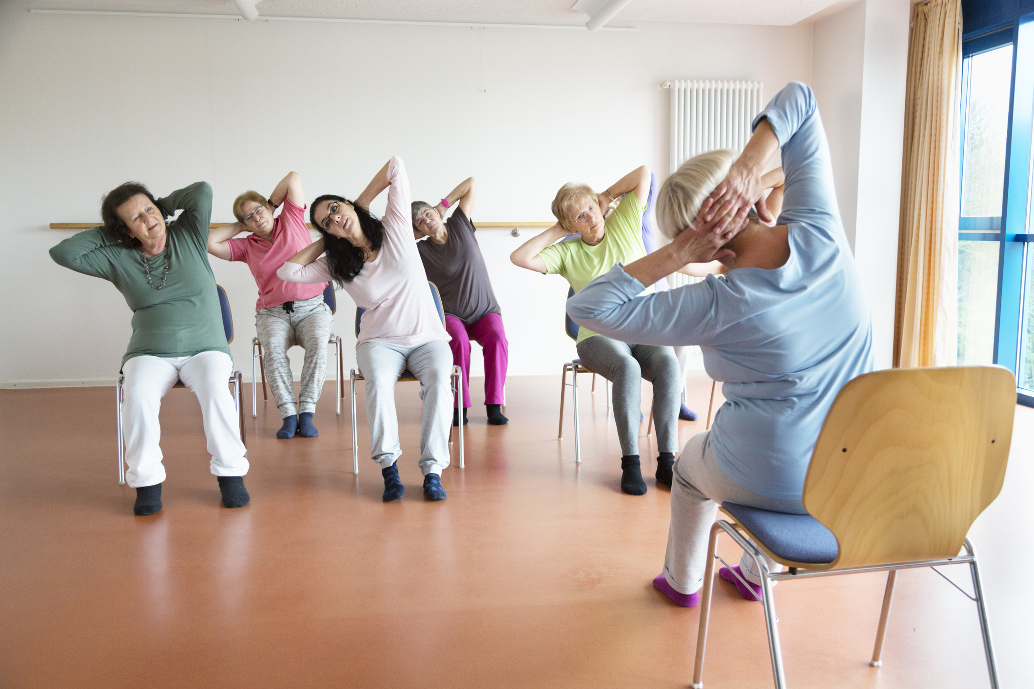 chair yoga on zoom